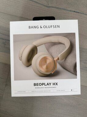 Bang & Olufsen Beoplay HX Wireless Headphones Gold Tone Brand New